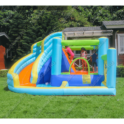 Батут домашний "Водная горка 2" 4,5*4*2,6 м