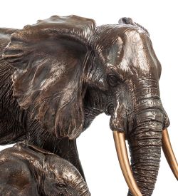 Veronese WS-772 Статуэтка «Слон с детенышем»