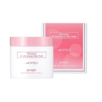 Выравнивающие подушечки с гибискусом и PHA-кислотами Petitfee Hibiscus Brightening Peel Pads 70шт