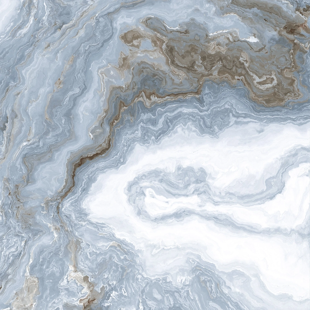 Керамогранит Для стен и пола PRIMAVERA/IND Hypnose Aqua GR114 High glossy 600х600х8,5