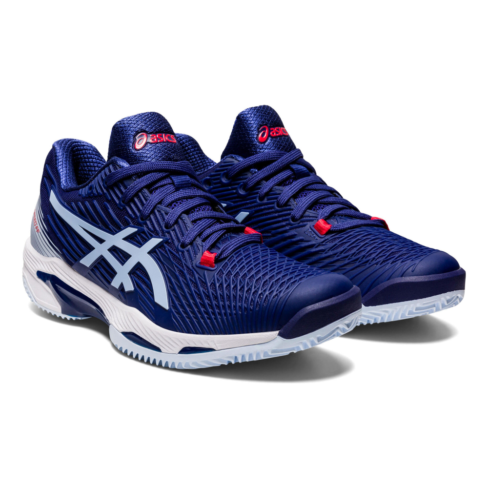 Женские теннисные кроссовки ASICS Solution Speed FF 2 Clay Court Shoe Women - Dark Blue, Light Blue