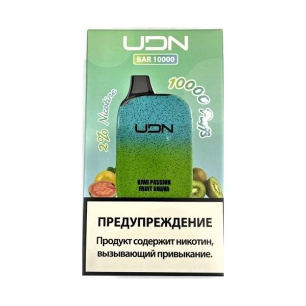 Купить Одноразовый Pod UDN BAR - Kiwi Passion Fruit Guava (10000 затяжек)