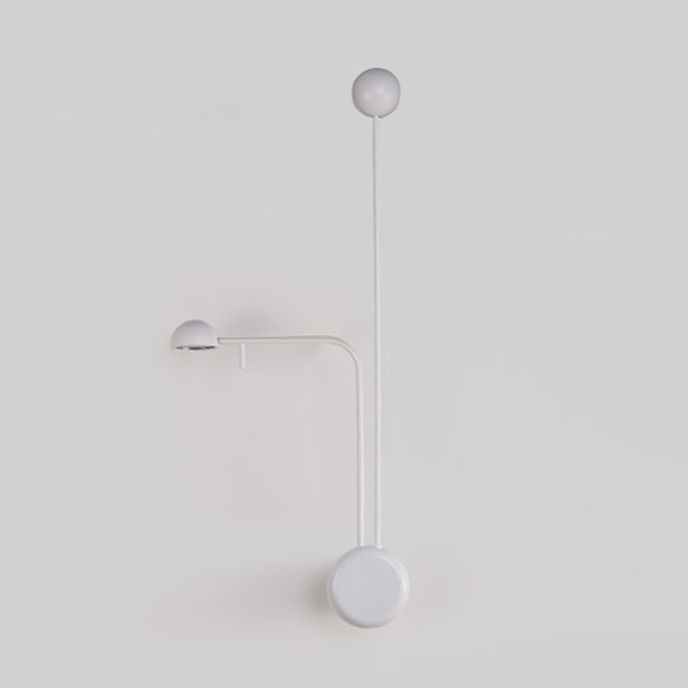 Настенный дизайнерский светильник  Pin 1680 by Vibia (белый)