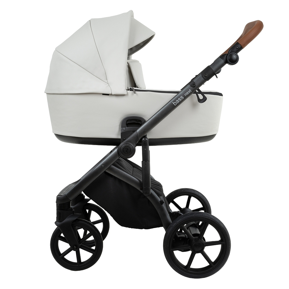 Коляска 2 в 1 Roan Bass Next 2.0 Leather, Island Stone