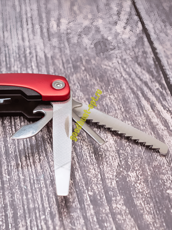 Армейский мультитул 12в1 плоскогубцы нож отвертка Красный