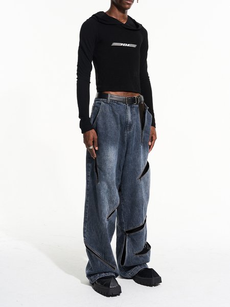 Джинсы BLIND "Zip Design" Wide fit Jeans