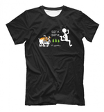 Футболка "Английский бульдог - беги, беги"