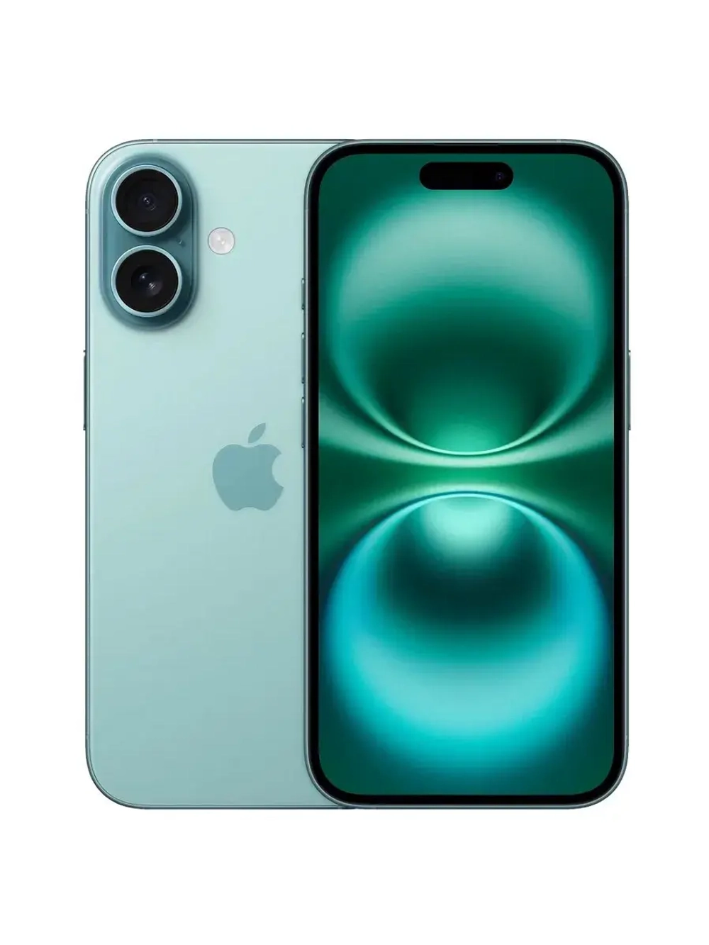Смартфон Apple iPhone 16 128Gb бирюзовый; Nano-SIM+eSIM