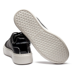 Кожаные кроссовки maxi kup Karl Lagerfeld - черный(KL62212)