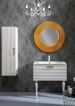 Пенал Armadi Art Vallessi Avantgarde Linea белый с золотом