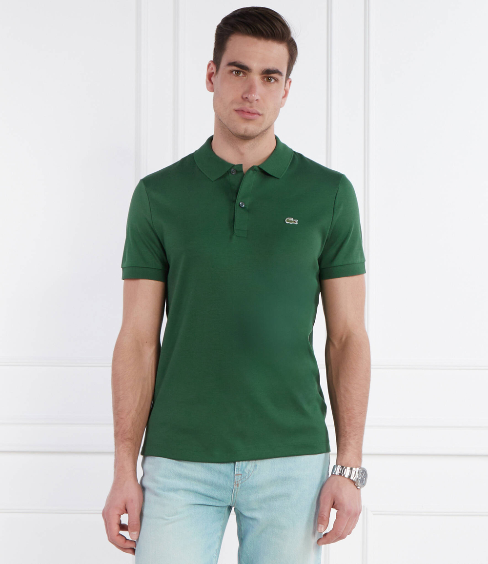 Поло Lacoste - темно-зеленый(DH2050)