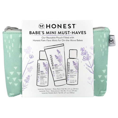 The Honest Company, Babe's Multi Must-Haves, лаванда, набор из 4 предметов