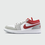 Кроссовки Air Jordan 1 Low Light Smoke Grey / Gym Red