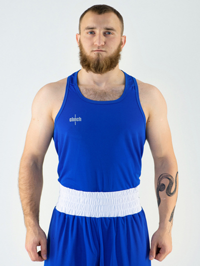 C116 Майка боксерская Clinch Olimp синяя