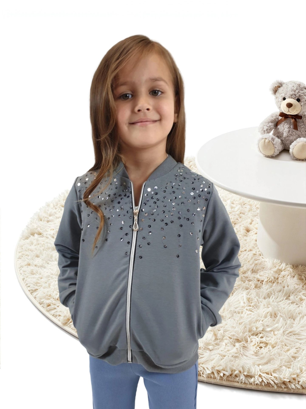 14-24-4 Жакет (бомбер) для девочки