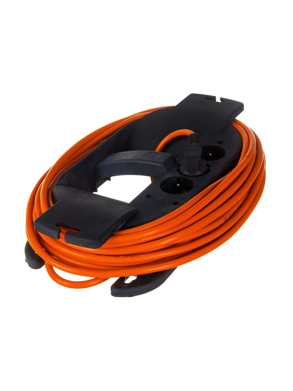 Удлинитель на каучуковой рамке Gigant Professional PEC-018 ПВС 3х2,5 4000Вт 3 розетки 15м 80048