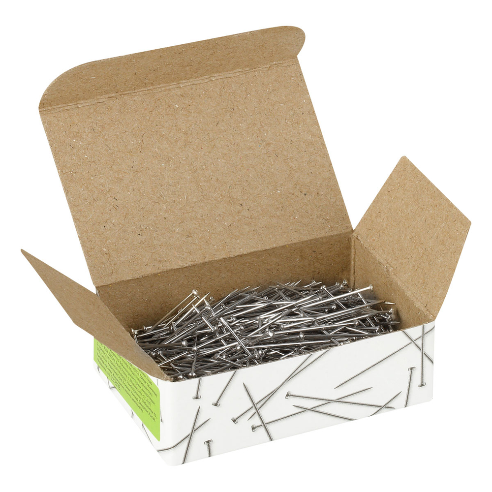 Булавки офисные OfficeSpace, 24мм, 500шт., картонная коробка