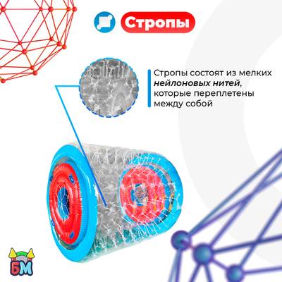 Аттракцин Водный роллер (Гидророллер) «Турбо 2», ПВХ 2,4*2,2*2,2 м