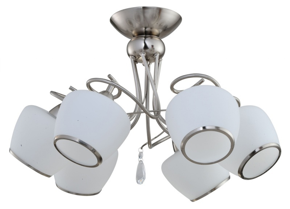 Люстра 802/6PF-Whitechrome