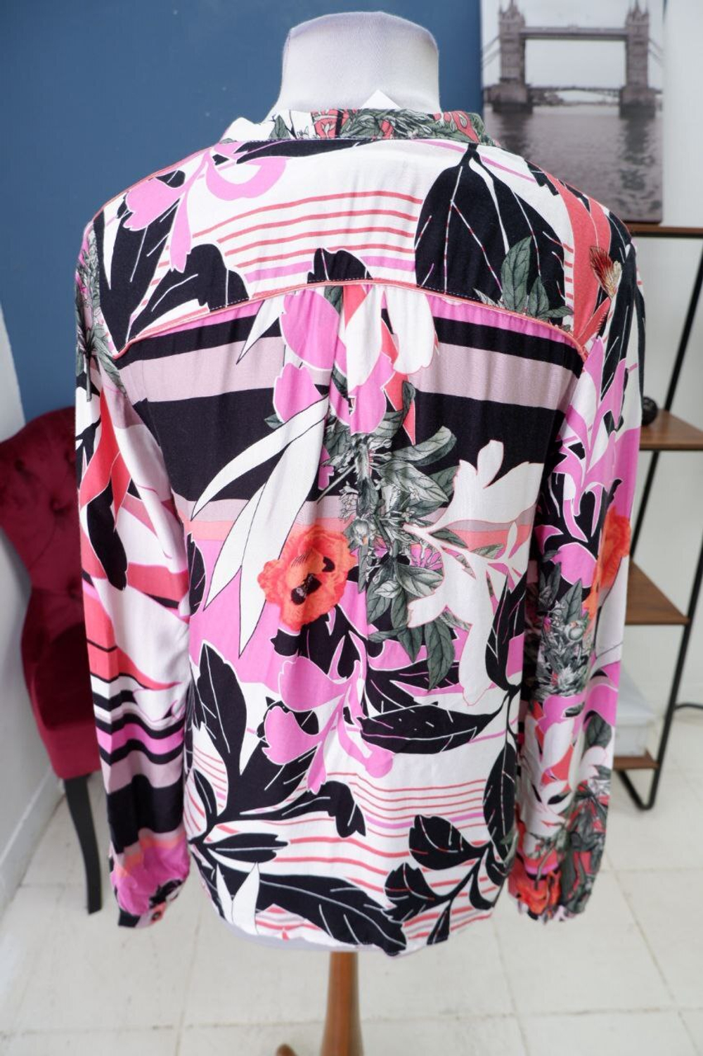 Блузка European Culture яркая 46 размер