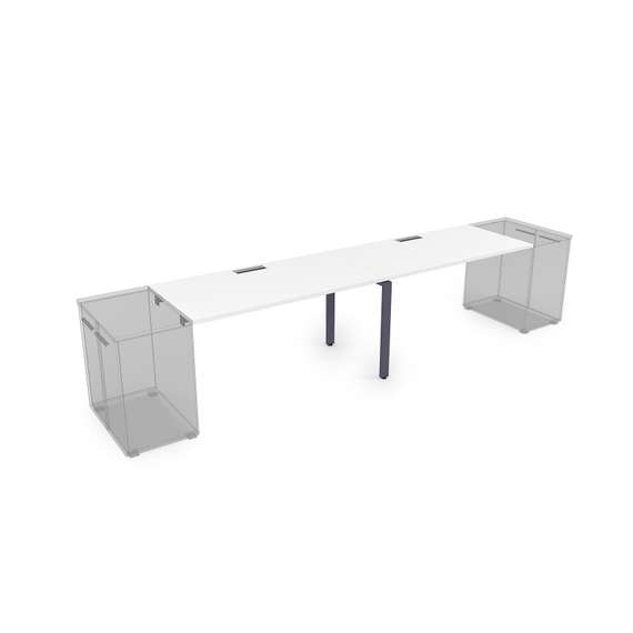 СДТЛ-П.984 Стол рабочий прямолинейный, приставной (3200*800*750)