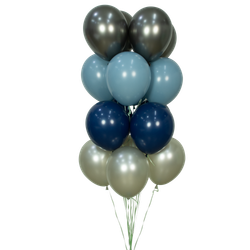 Шар (12''/30 см), Полуночный Серый (880), шелк, 50 шт.