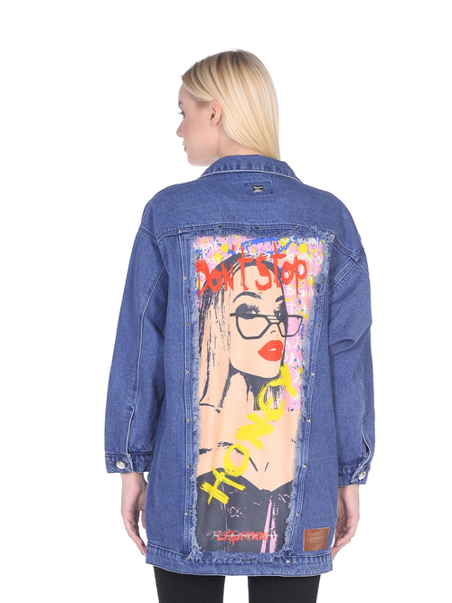 LIGVIANNI Джинсовая куртка Denim Jacket  Don't Stop Honey.