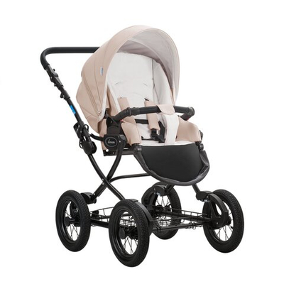 Коляска 2в1 Aroteam Cocoline 18 Prima/Бежевая кожа