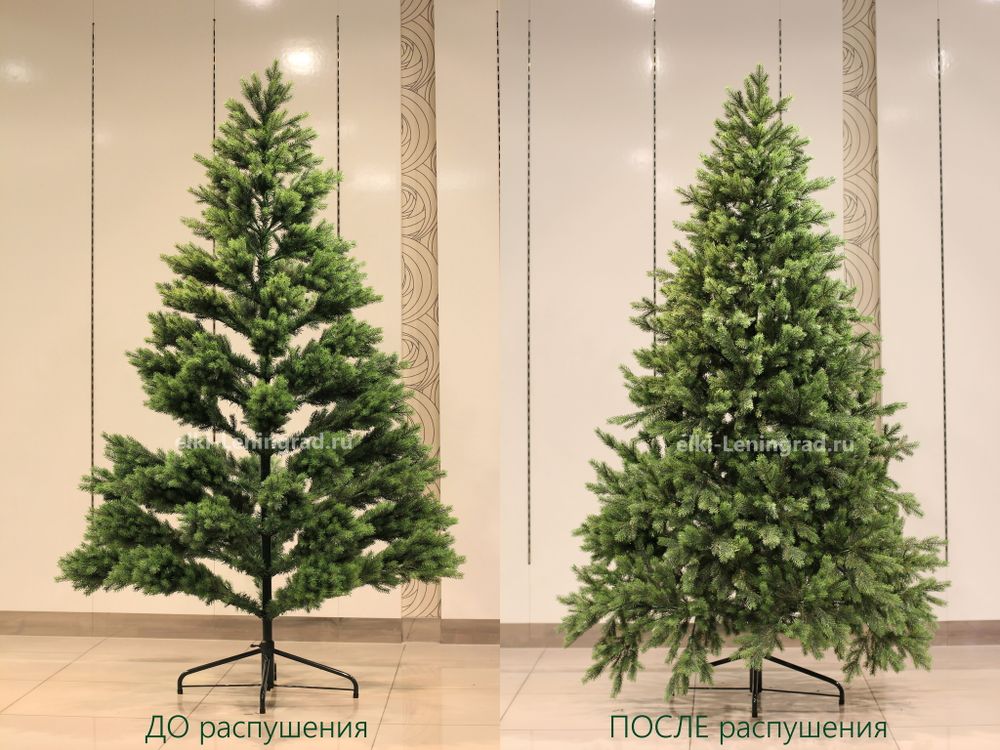 Ель искусственная «Брено» (Литая хвоя) от 1.8 до 2.4 м