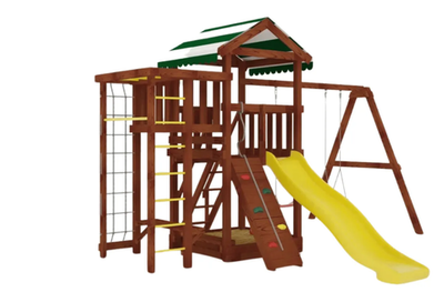 Игровая площадка Савушка Мастер 3 (4 сезона) - развитие, спорт и зимний скат