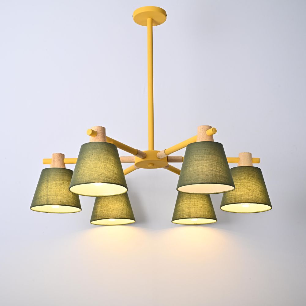 Люстра На Штанге Natura A Green 6 By Imperiumloft