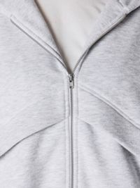 Толстовка на молнии "Серый меланж" женская