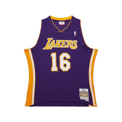 Футболка Mitchell&Ness NBA Swingman Jersey 2009/10 Los Angeles Lakers Pau Gasol Purple