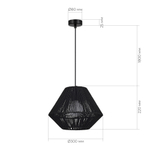 Светильник подвесной ETTAN E27 1х40W