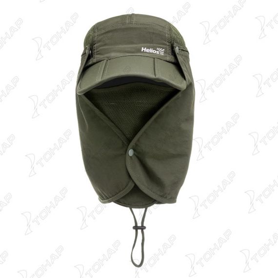 Бейсболка Helios с защитой шеи и лица (олива)