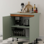 Кухонный модуль напольный, 80х45х83, Малага, 2 двери, зеленый, Dipriz