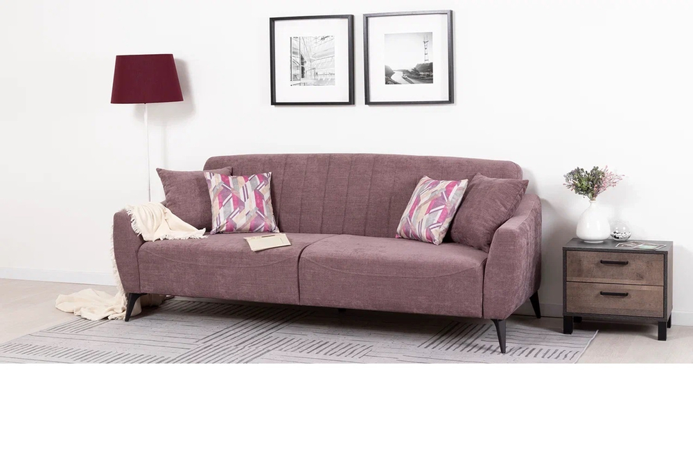 Диван кровать Наоми, Розовый