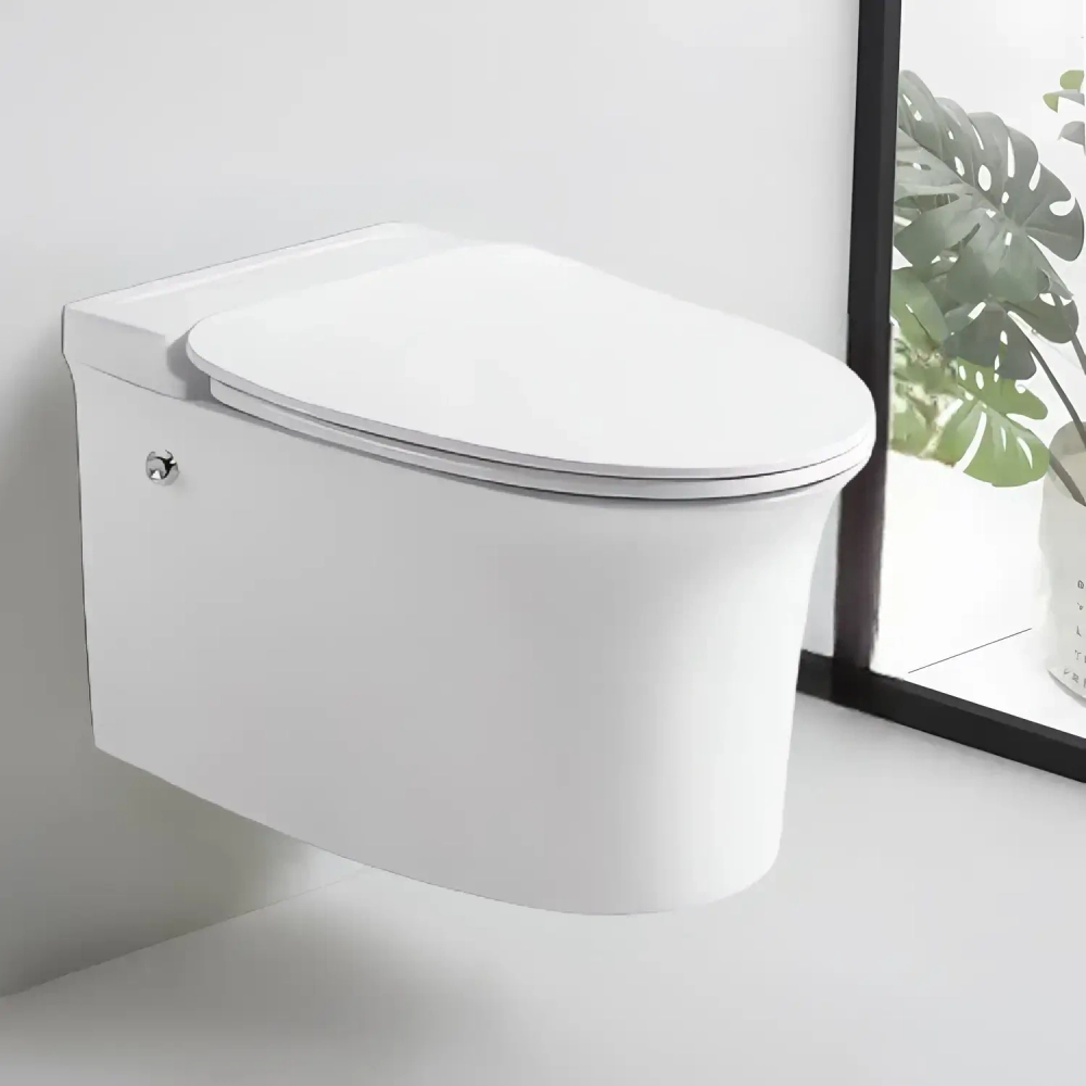 Унитаз NAUTILUS Aria Pulse подвесной с функцией импульсного смыва, безободковый Ceruttispa CT10195 (625х380х385)
