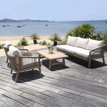 Диван деревянный трехместный Ravona KD