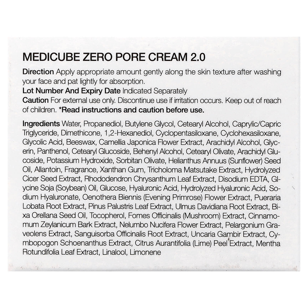 Medicube, крем для очищения пор 2.0, 50 мл (1,69 жидк. унции)
