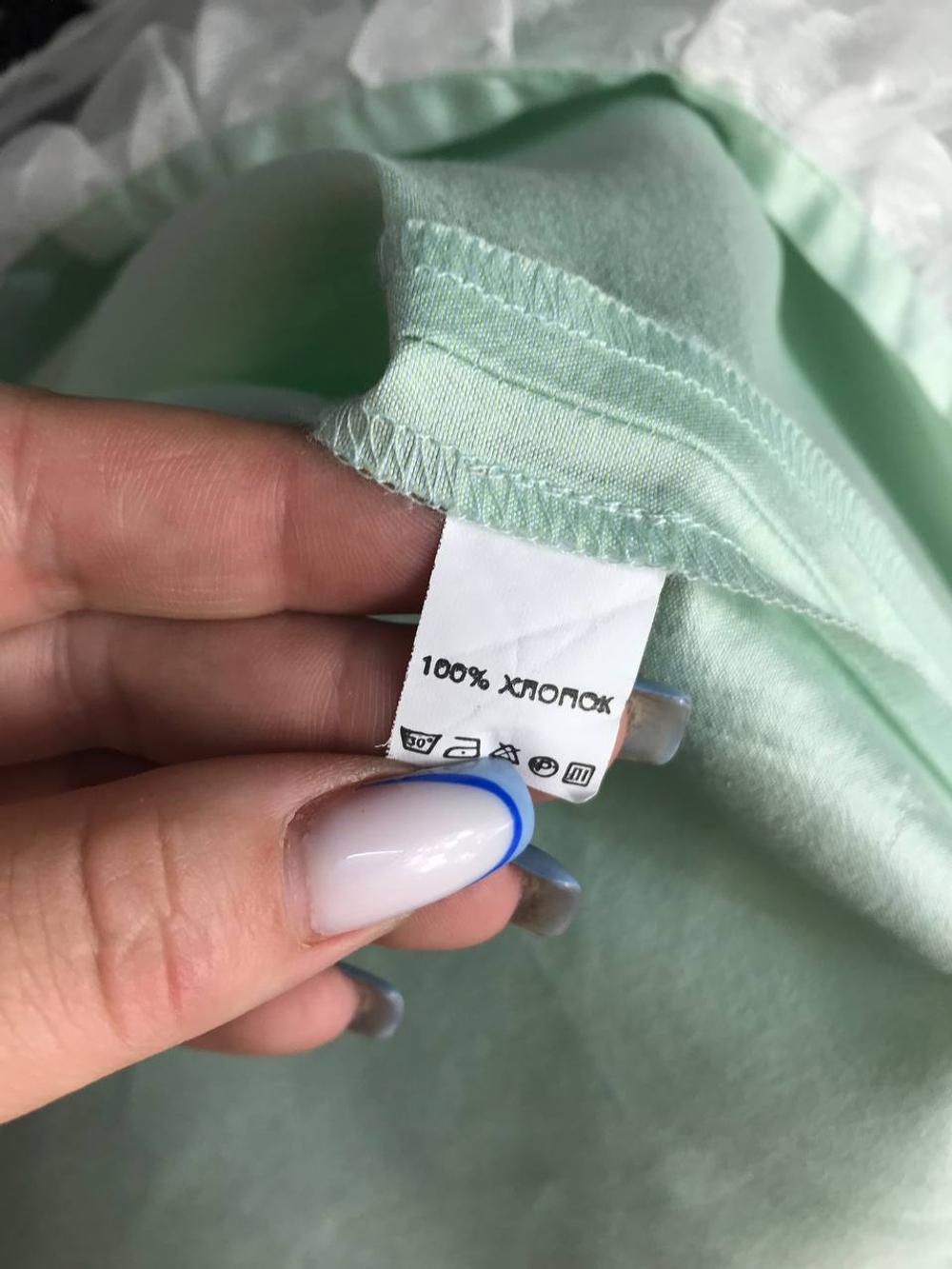 Платье Ru.Mour цвета мяты, визуально на 44 размер