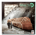 Механическая деревянная сборная модель Wood Trick Поезд Атлантический экспресс