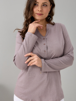 Блузка БЛ-22/темнобежевый-рогожка