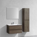 Тумба с раковиной Vincea Luka 80 R.Oak