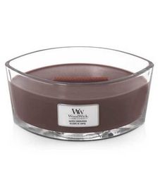 Замша и сандаловое дерево, ароматическая свеча эллипс, WoodWick