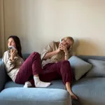 Брюки Смерч вельветовые #6 бордовые