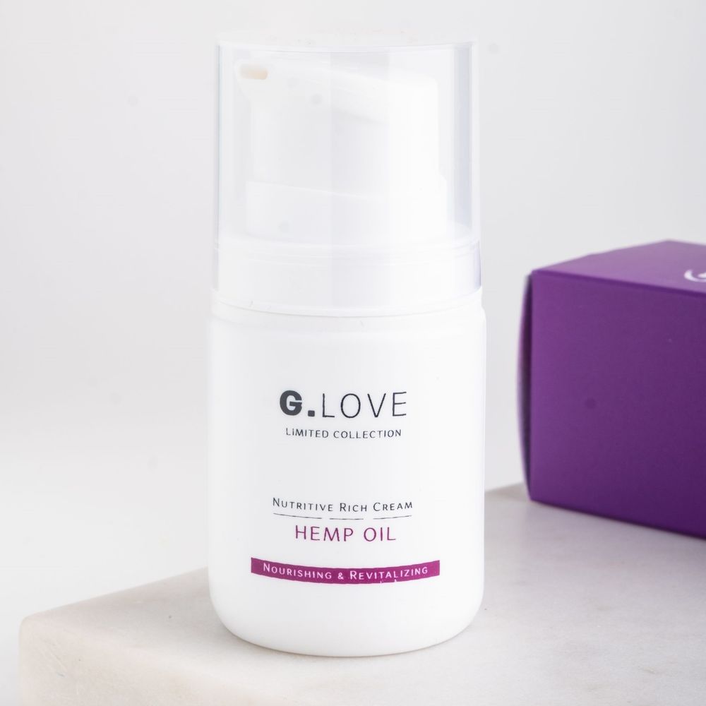 G.Love Крем для лица с маслом конопли (питание и восстановление) HEMP OIL, 50 мл