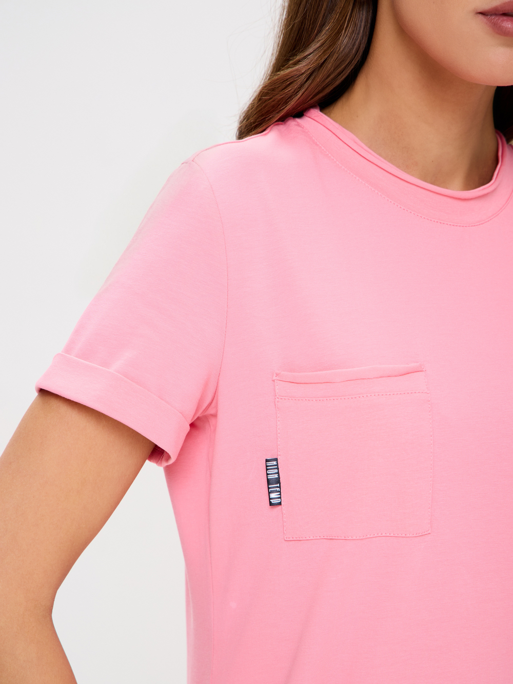 Домашнее платье из трикотажа с карманом