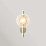 Wall design lamp  Ceto by Ross Gardam 1 lampshade  on a leg (Gold)