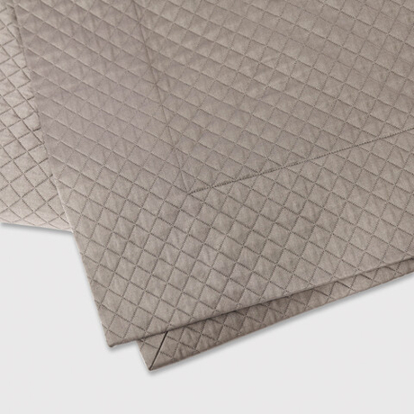 Покрывало из хлопка 260x280 Claire Batiste Atelier CNV серый графит